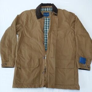 NWT Falls Creek Chore Coat Jacket Barn Corduroy Collar‎ & Sleeves Brown Men XL